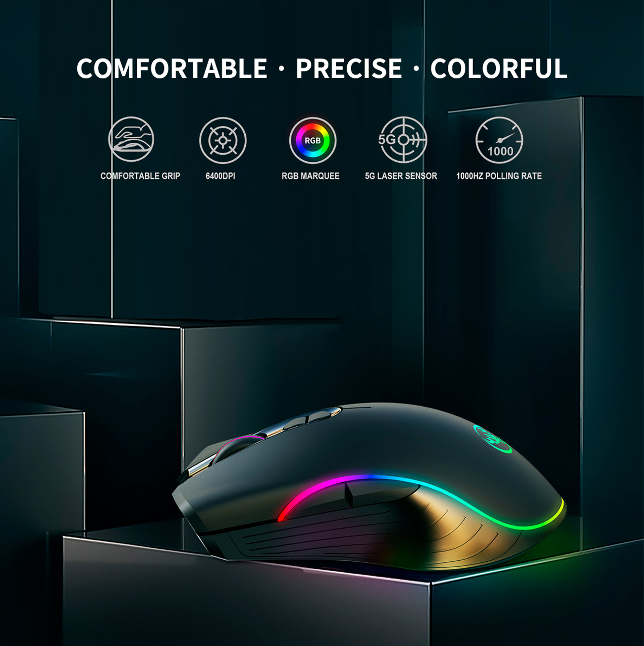 TROPRO RGB Gaming Mouse 